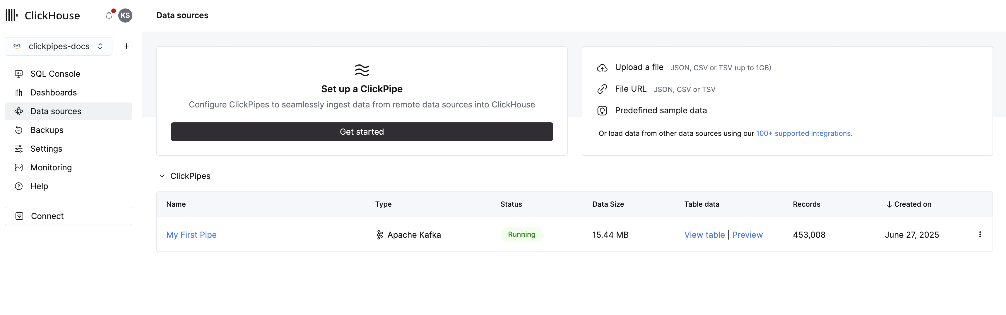 Просмотр сводки
